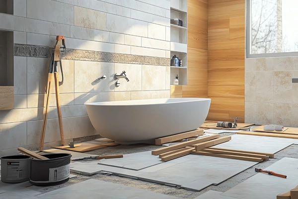 Kitchen and bathroom renovation